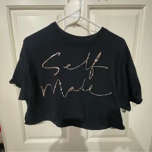 Black popular Girl Size Large crop top